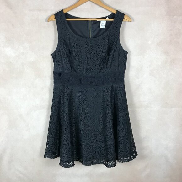 AMERICAN RAG Plus 0X Black Lace Fit & Flare Dress NWT - Picture 6 of 6